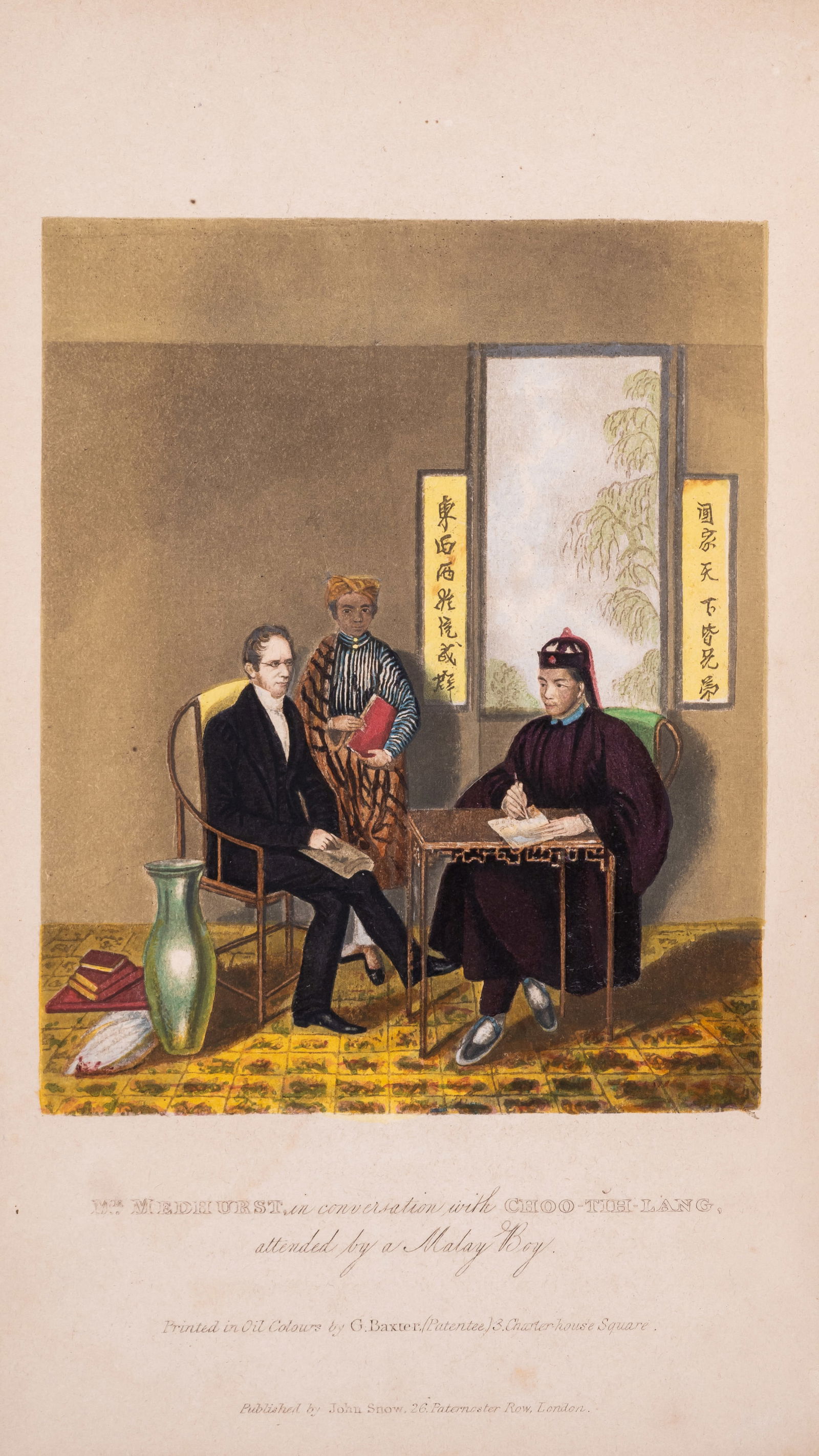 China.- Morrison (Eliza) Memoirs of the Life and Labours of Robert Morrison, D.D., 2 vol., first: China.- Morrison (Eliza) Memoirs of the Life and Labours of Robert Morrison, D.D., 2 vol., first edition, engraved portrait, wood-engraved frontispiece of Morrison's tomb on india paper and mounted, m