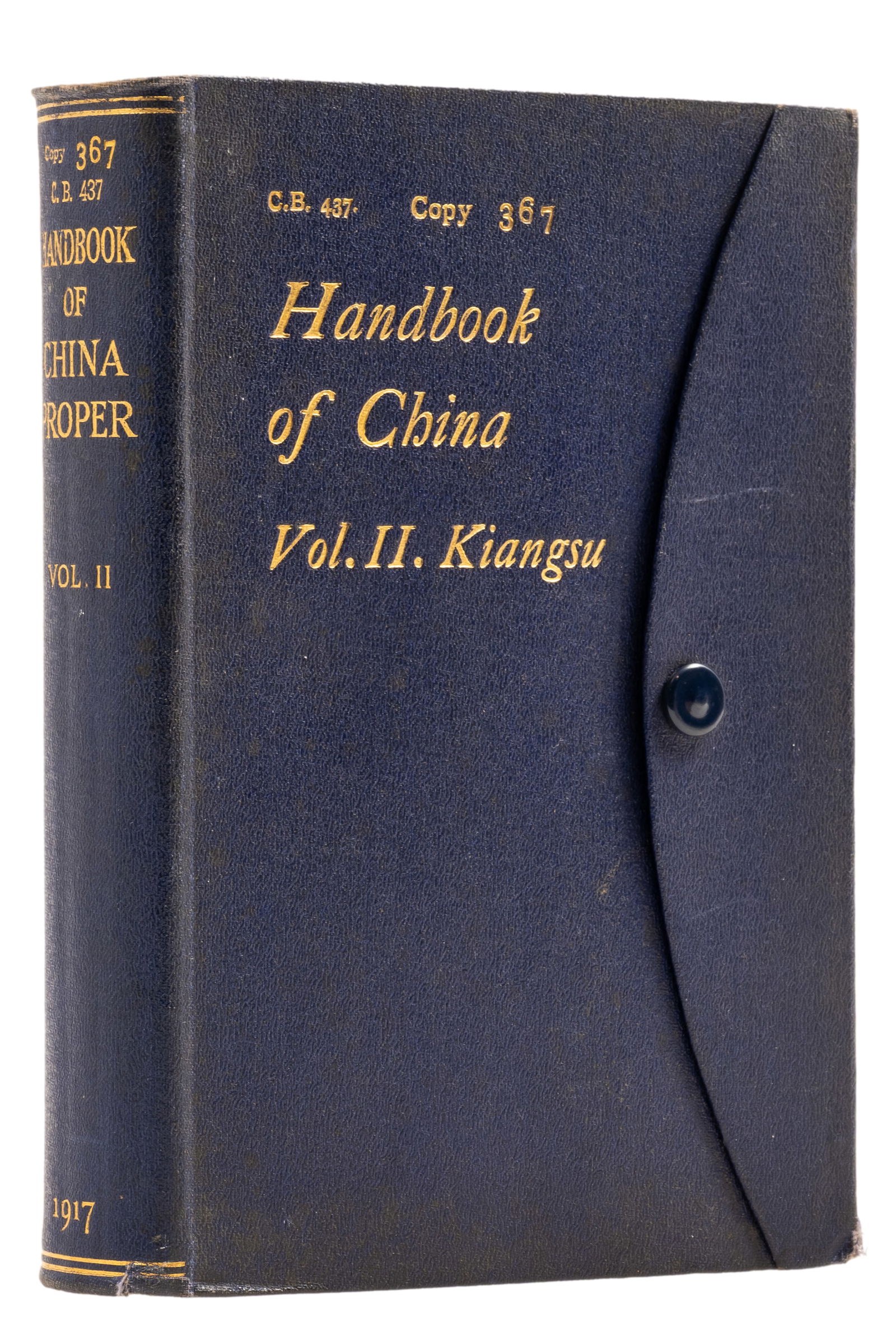 China.- Naval Staff Intelligence Division. A Handbook of China Proper, vol.II: Kiangsu, first (1 of 1)