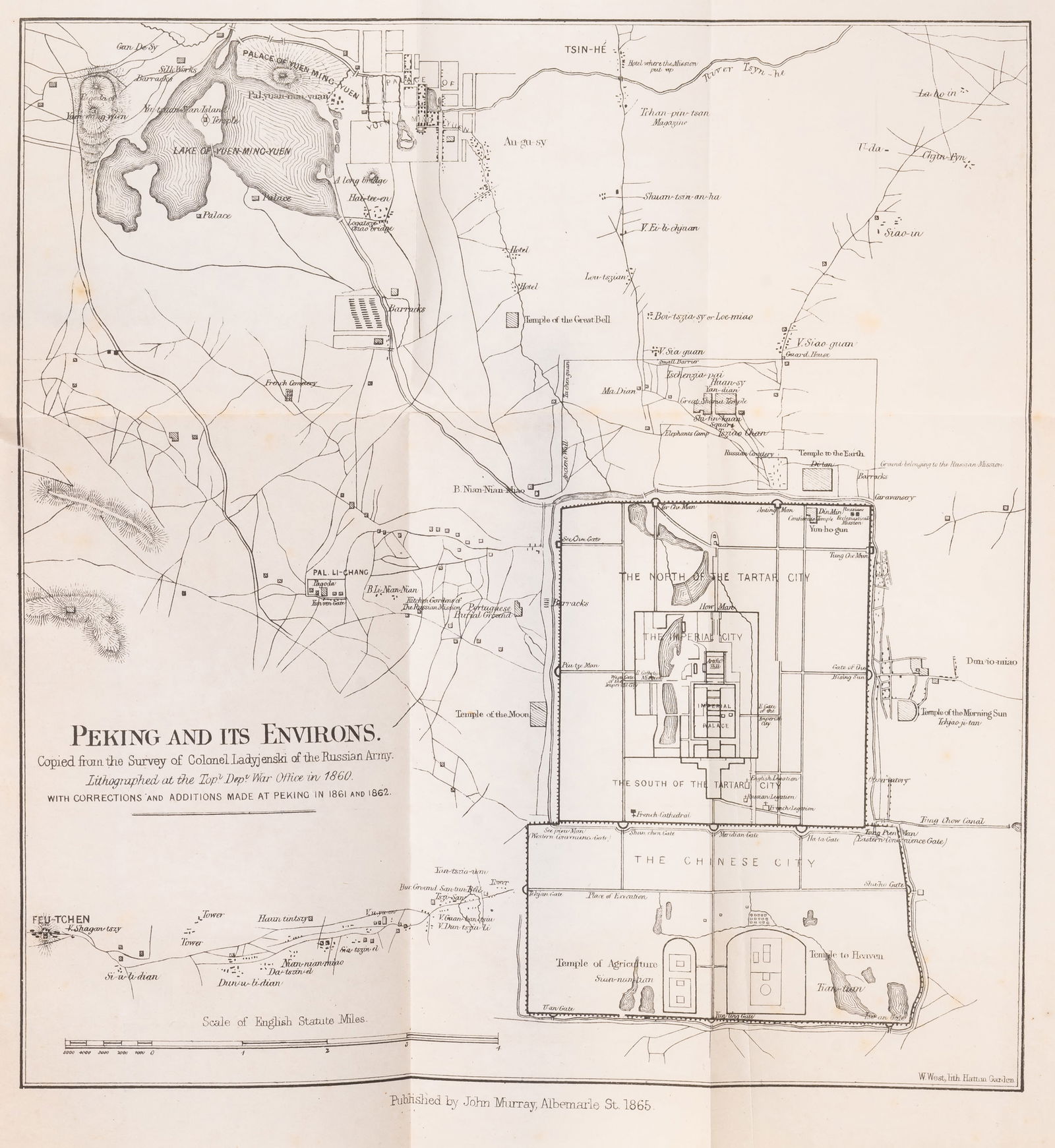 China.- Rennie (D.F.) Peking and the Pekingese during the First Year of the British Embassy at (1 of 1)