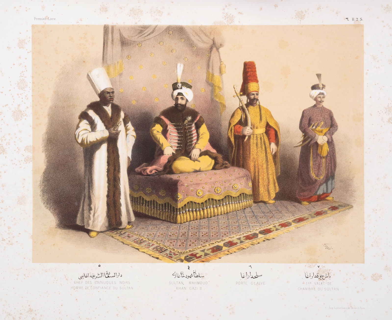 Levant.- Arif Pacha (Muchir) Les Anciens Costumes de l'Empire Ottoman , first edition, Paris, (1 of 1)