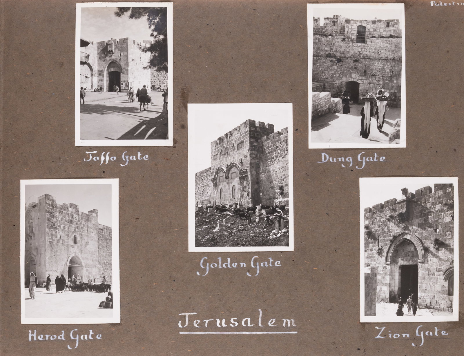 Levant.- [Photograph Album], c.200 vintage photographic prints, [c.1930s-40s] (1 of 2)