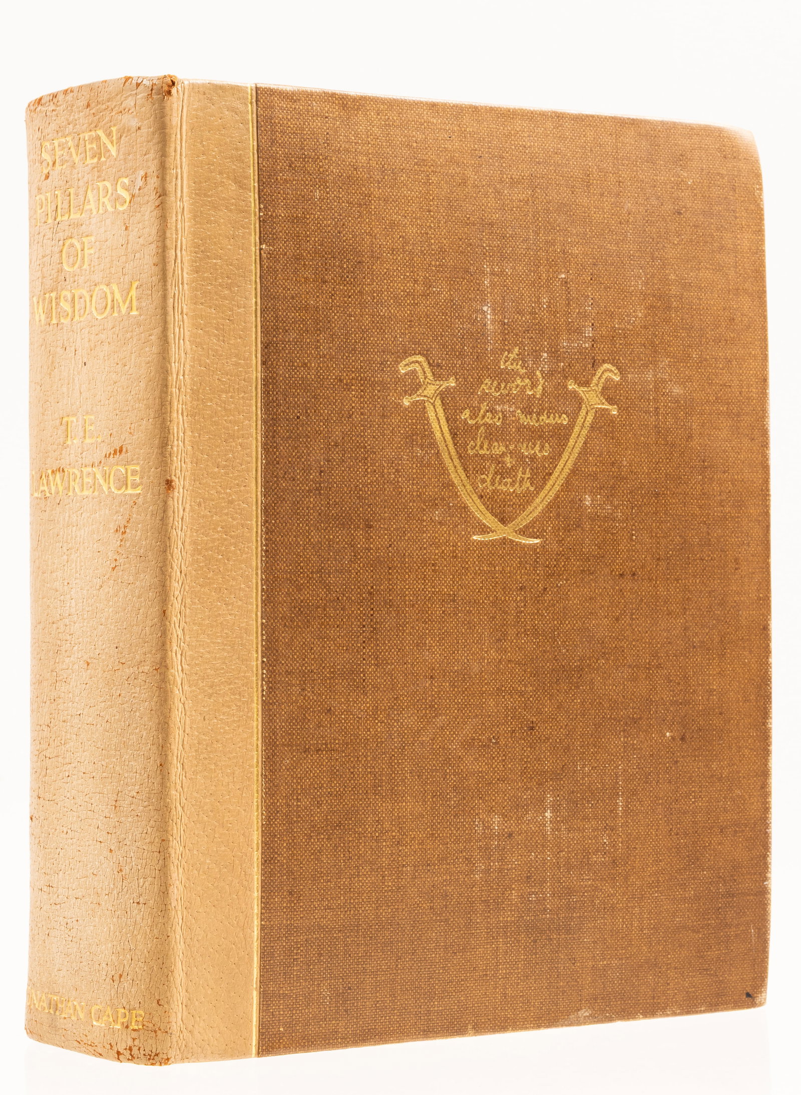 Middle East.- Lawrence (T.E.) Seven Pillars of Wisdom, number 127 of 750 copies, 1935. (1 of 1)