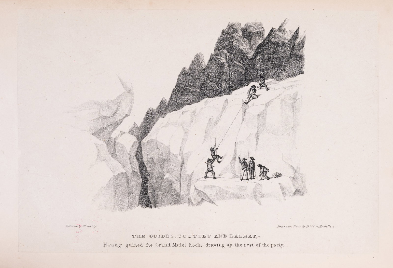 Mountaineering.- Barry (Martin) Ascent to the Summit of Mont Blanc, first edition, [the Author], (1 of 1)