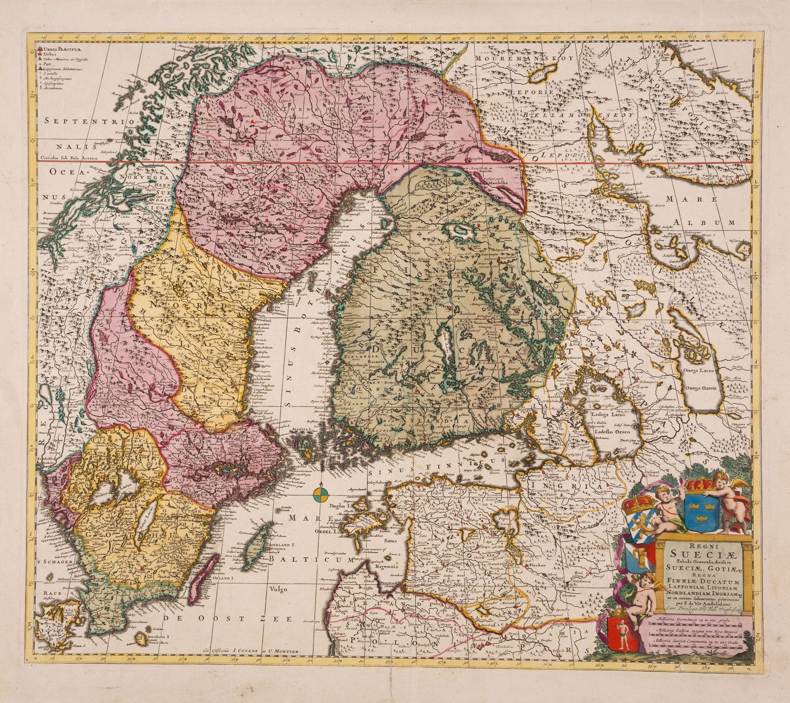 Scandinavia.- Wit (Frederik de) and others. Three maps of Sweden and Finland, engraved maps, 17th (1 of 1)