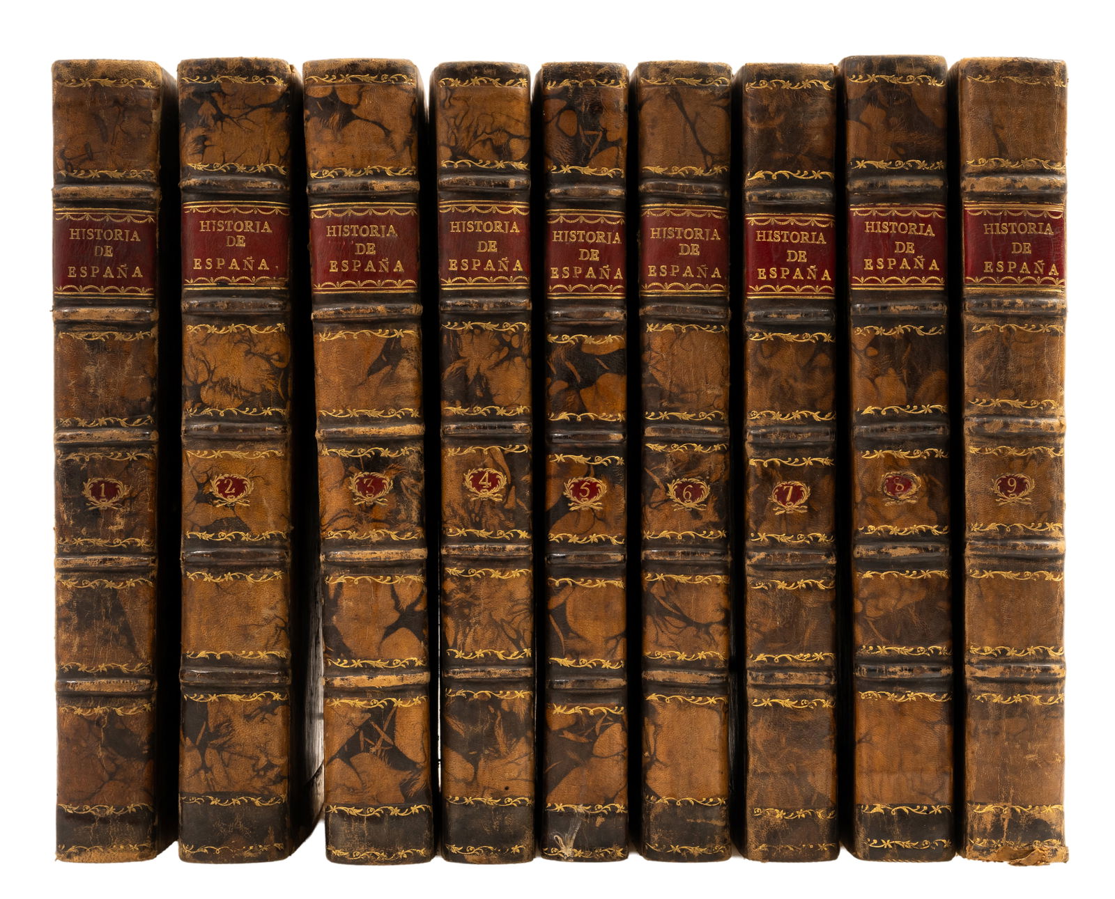 Spain.- Mariana (Juan de) Historia General de España, 9 vol., Valencia, Benito Monfort, 1783-96 (1 of 1)