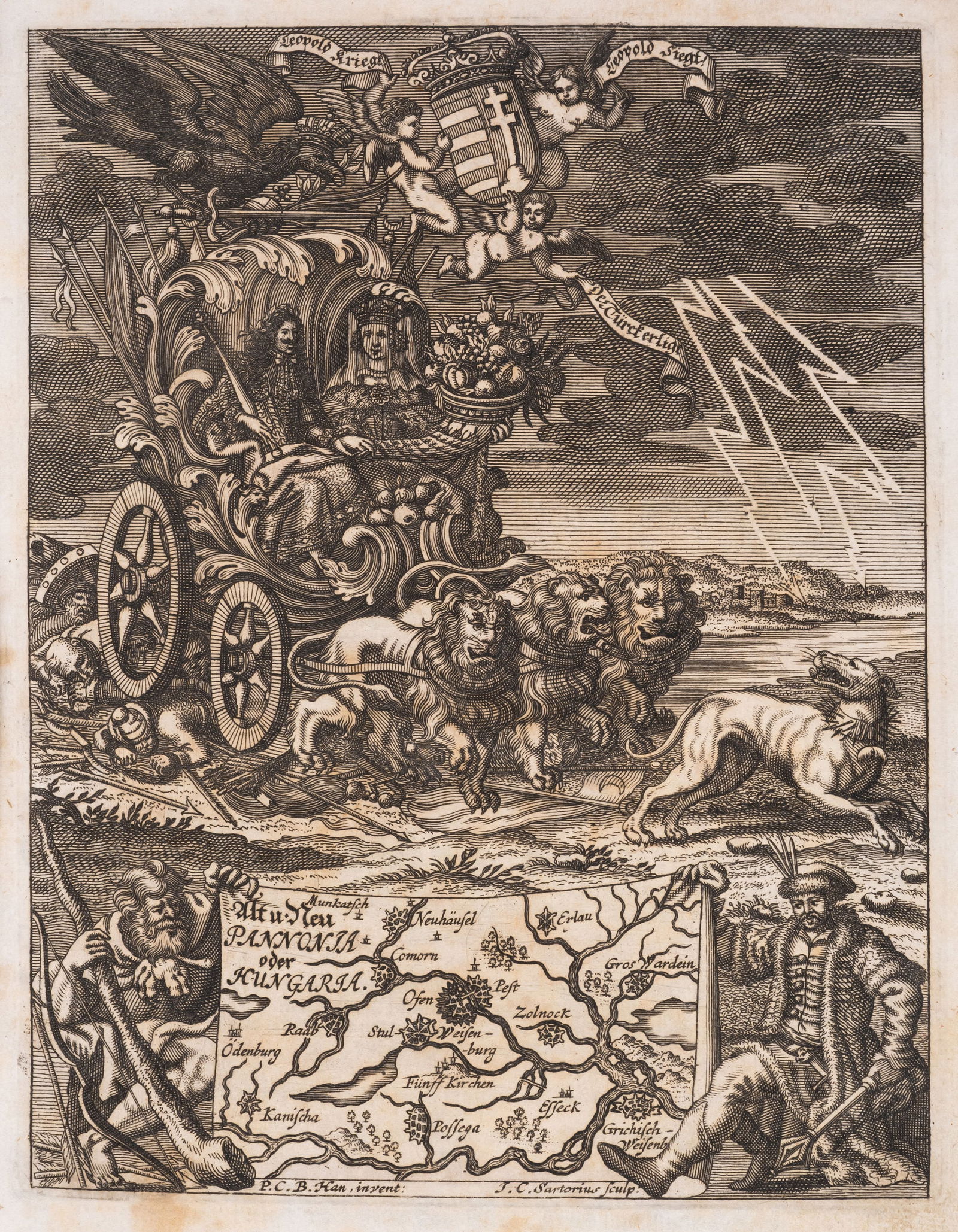 Turkey.- Han (Paul Conrad Balthasar) Alt und Neu Pannonia, Oder Kurz-Verfaßte Beschreibung des (1 of 1)