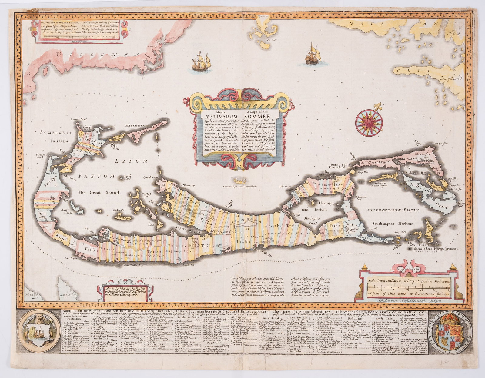 West Indies.- Speed (John) Mappa Aestivarum / A Mapp of the Sommer Ilands Once Called the Bermudas, (1 of 1)