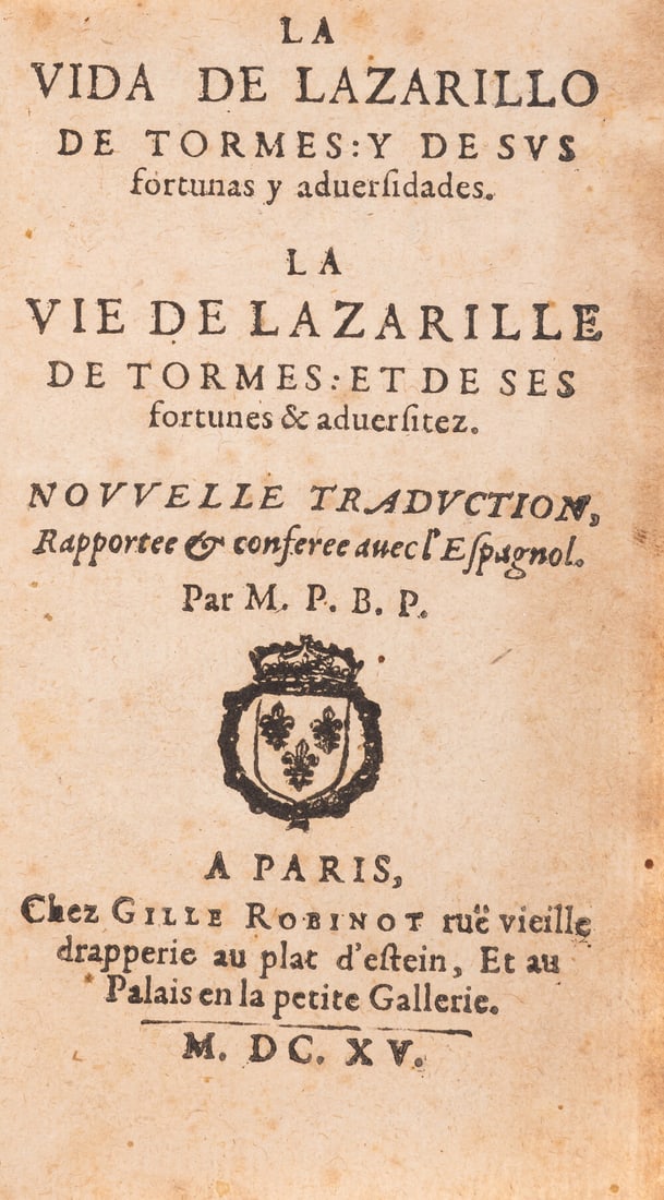French.- La Vida de Lazarillo de Tormes y de sus fortunas y adversidades. La Vie de Lazarille de (1 of 1)