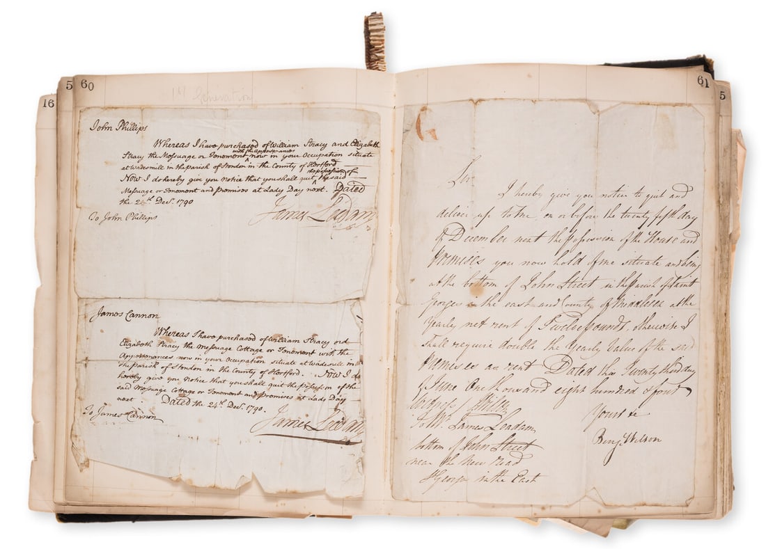 Grocers etc.- Leedham or Leedam family, including James Leedham, grocer, of Temple Court, London & (1 of 1)