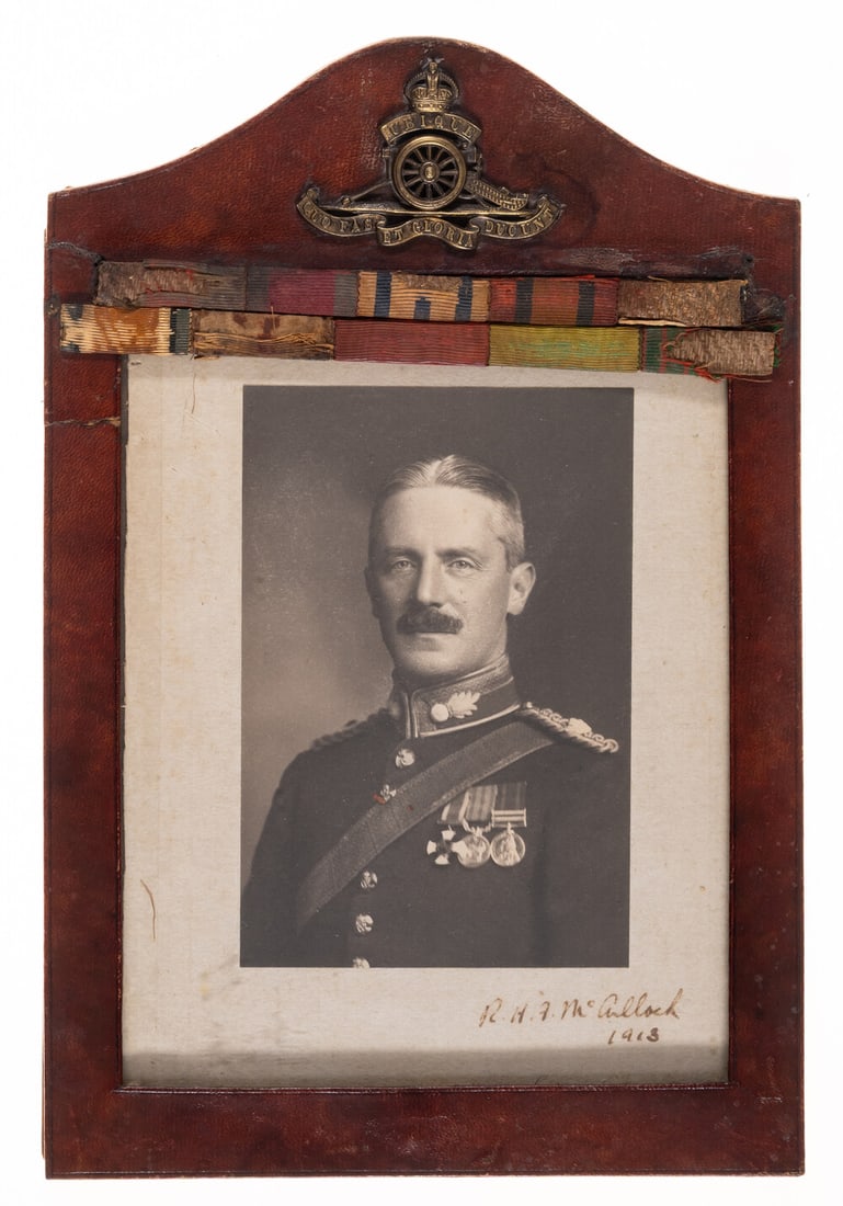 Military.- McCulloch (Brigadier General Robert Henry Frederick) Portrait photograph signed on mount, (1 of 1)