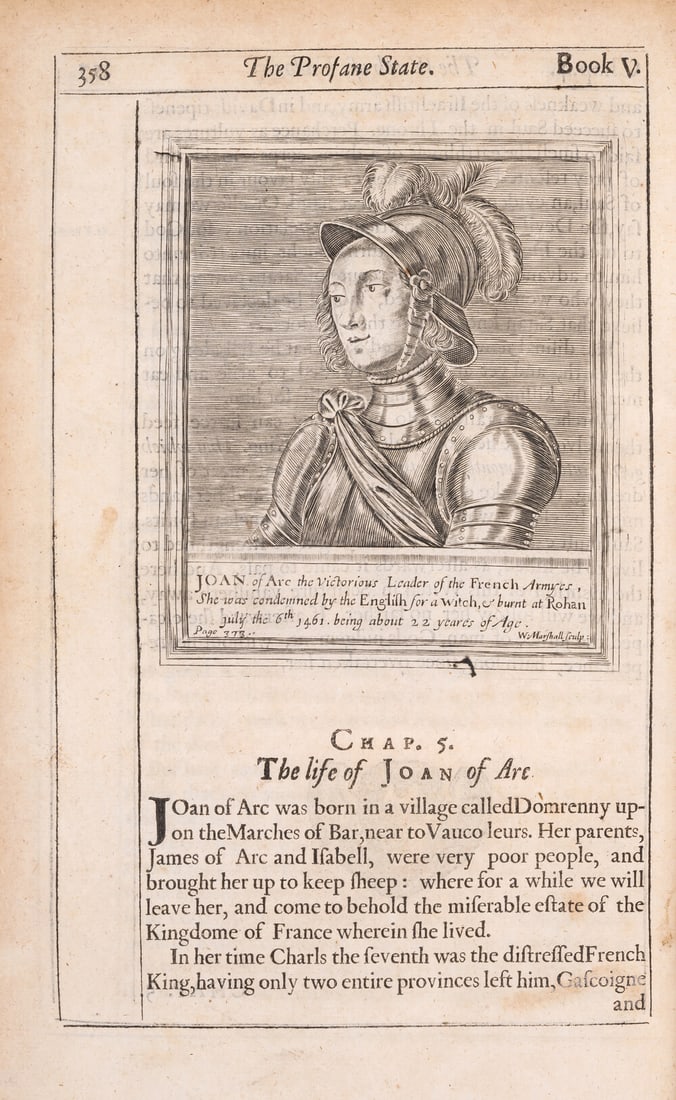 Fuller (Thomas) The Holy State, fourth edition, by John Redmayne for John Williams, 1663; and 2 (1 of 1)