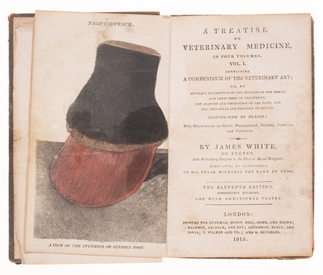 Veterinary & Farriery.- White (James) A Treatise on Veterinary Medicine, 3 vol (of 4), mixed (1 of 1)