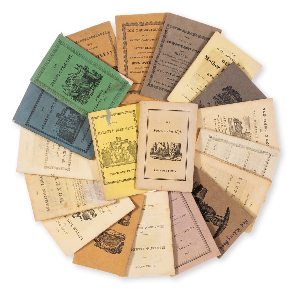 Chapbooks.- Kendrew (J., publisher).- The Adventures of Cinderilla; or the history of a Glass: Chapbooks.- Kendrew (J., publisher).- The Adventures of Cinderilla; or the history of a Glass Slipper, York, J. Kendrew, Colliergate, [c.1820]; Tom Thumb's