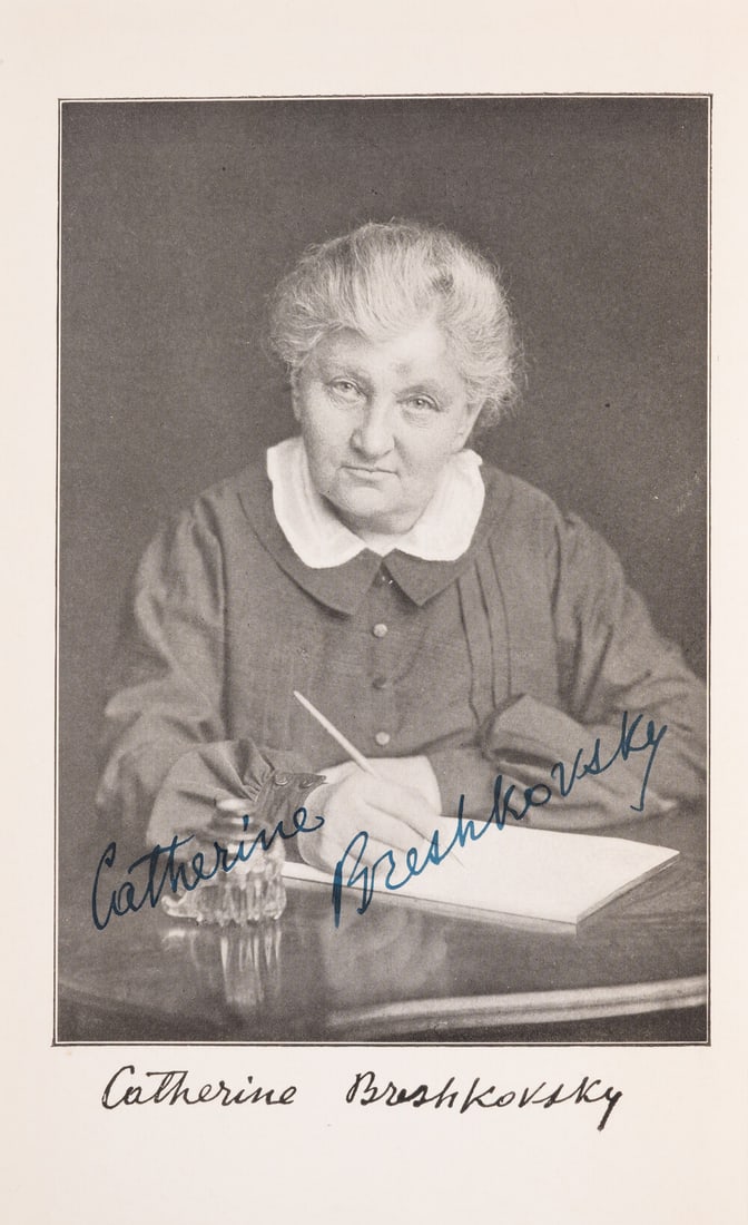 Breshkovsky (Catherine) The Little Grandmother of the Russian Revolution, fifth reprint, signed by: Breshkovsky (Catherine) The Little Grandmother of the Russian Revolution, fifth reprint, signed by the author