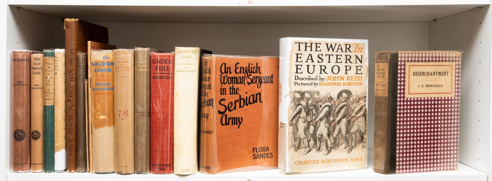 Montague (C. E.) Disenchantment, first American edition, signed presentation inscription from the (1 of 1)