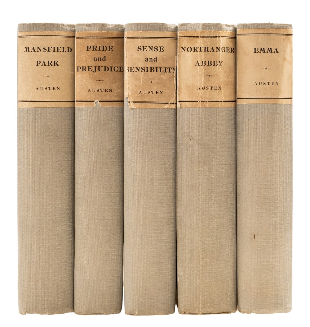 Austen (Jane) The Novels... The Text based on Collation of the Early Editions, 5 vol., one of 1000: Austen (Jane) The Novels... The Text based on Collation of the Early Editions, 5 vol., one of 1000 large-paper copies,