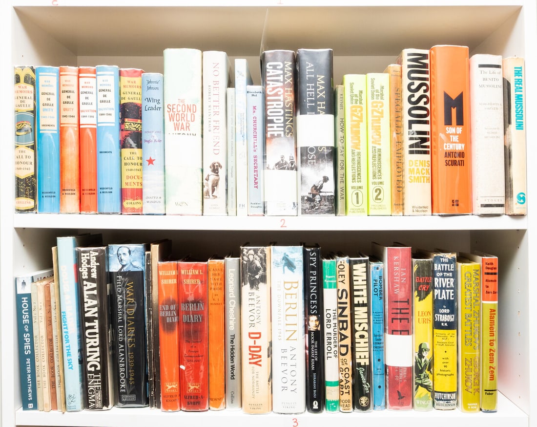 Shirer (William L.) Berlin Diary [&] End of a Berlin Diary, 2 vol., first editions, New York,: Shirer (William L.) Berlin Diary [&] End of a Berlin Diary, 2 vol., spine ends slightly bumped, extremities slightly rubbed and nicked, light toning and creas