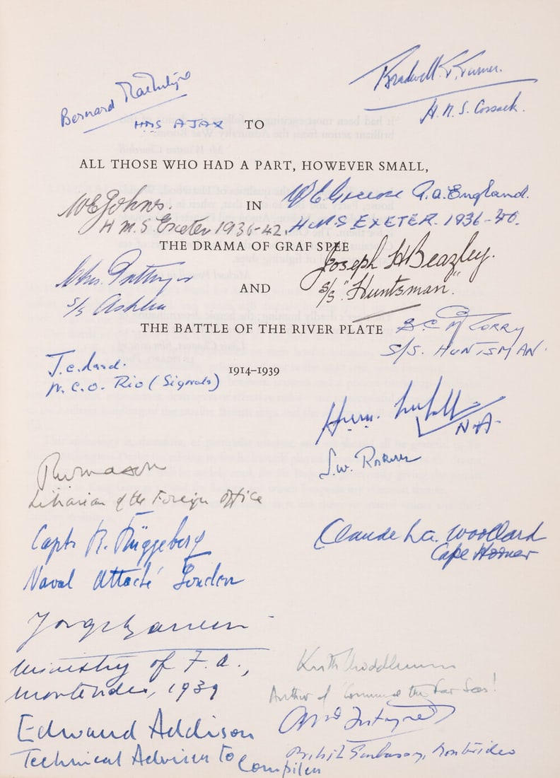 Millington-Drake (Sir Eugen, compiler) The Drama of the Graf Spee and the Battle of the River Plate, (1 of 2)