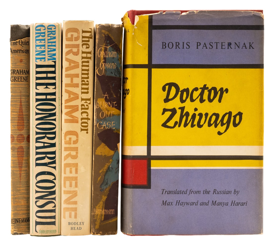 Pasternak (Boris) Doctor Zhivago, first English edition, 1958; and 4 others by Graham Greene (5) (1 of 1)