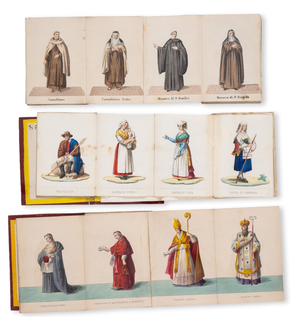 Italian Costume.- [Bertini (Angelo)] Costumi di Roma e dei Contorni, 1846; and 2 others, similar, (1 of 1)