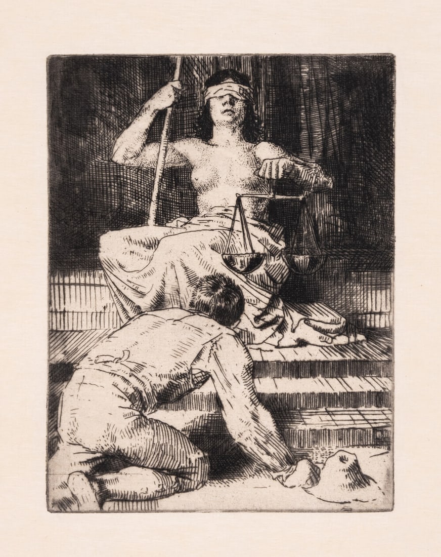 Strang (William) The Earth Fiend: A Ballad..., number 131 of 150 copies signed by the artist, 1892; (1 of 1)