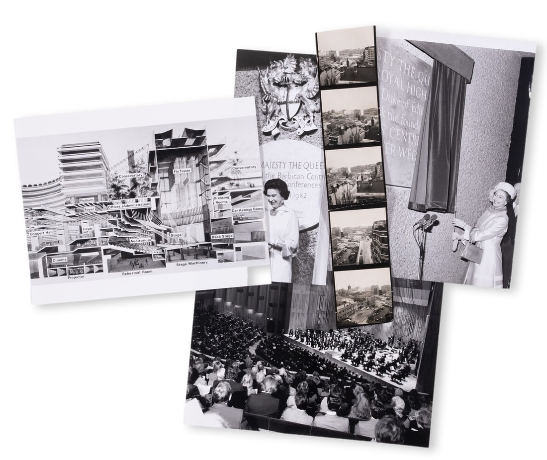 Collection of material relating to the construction of the Barbican Estate, including photographs, (1 of 1)