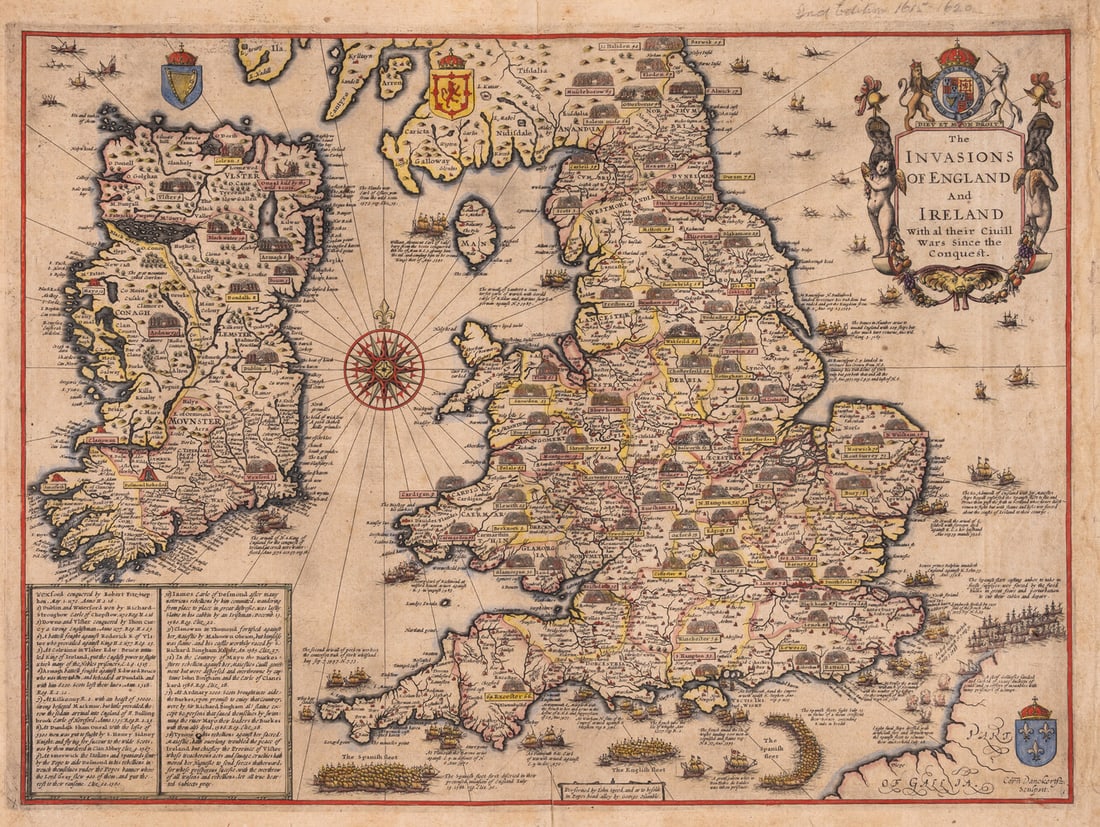 Britain.- Speed (John) The Invasions of England and Ireland with al their Civill Wars Since the (1 of 1)