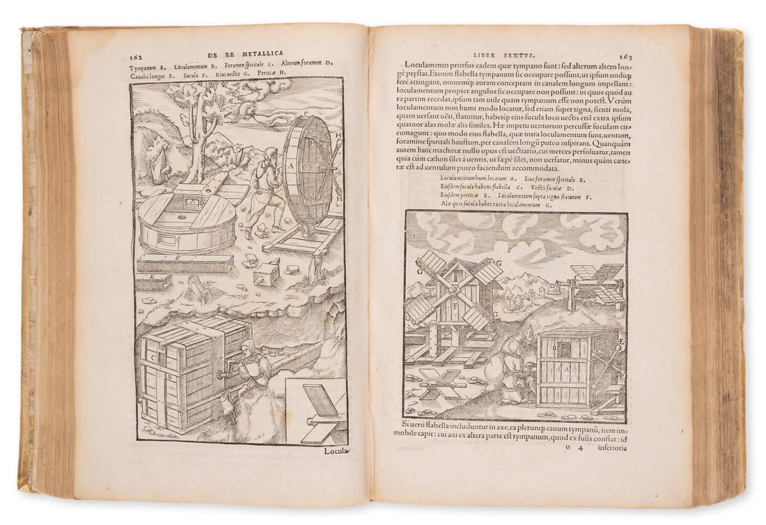 Mining & Metallurgy.- Agricola (Georgius) De Re Metallica libri XII...De Animantibus Subterraneis, (1 of 1)