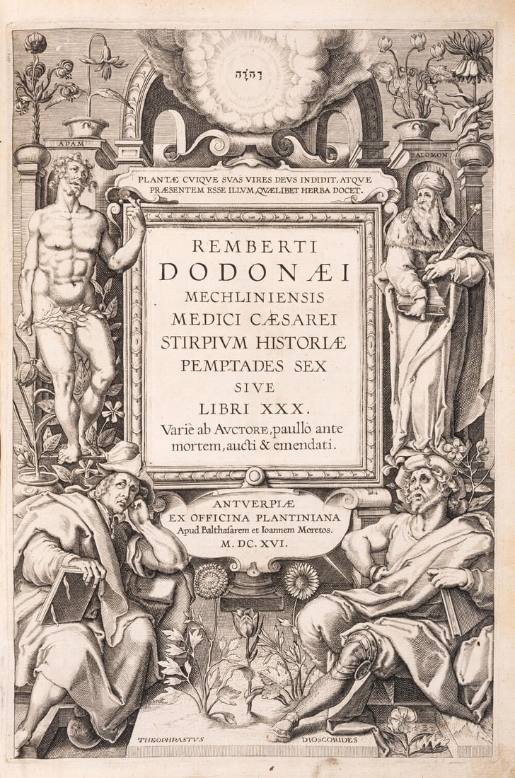 Herbal.- Dodoens (Rembert) Stirpium historiae pemptades sex, Antwerp, Plantin-Moretus, 1616. (1 of 3)