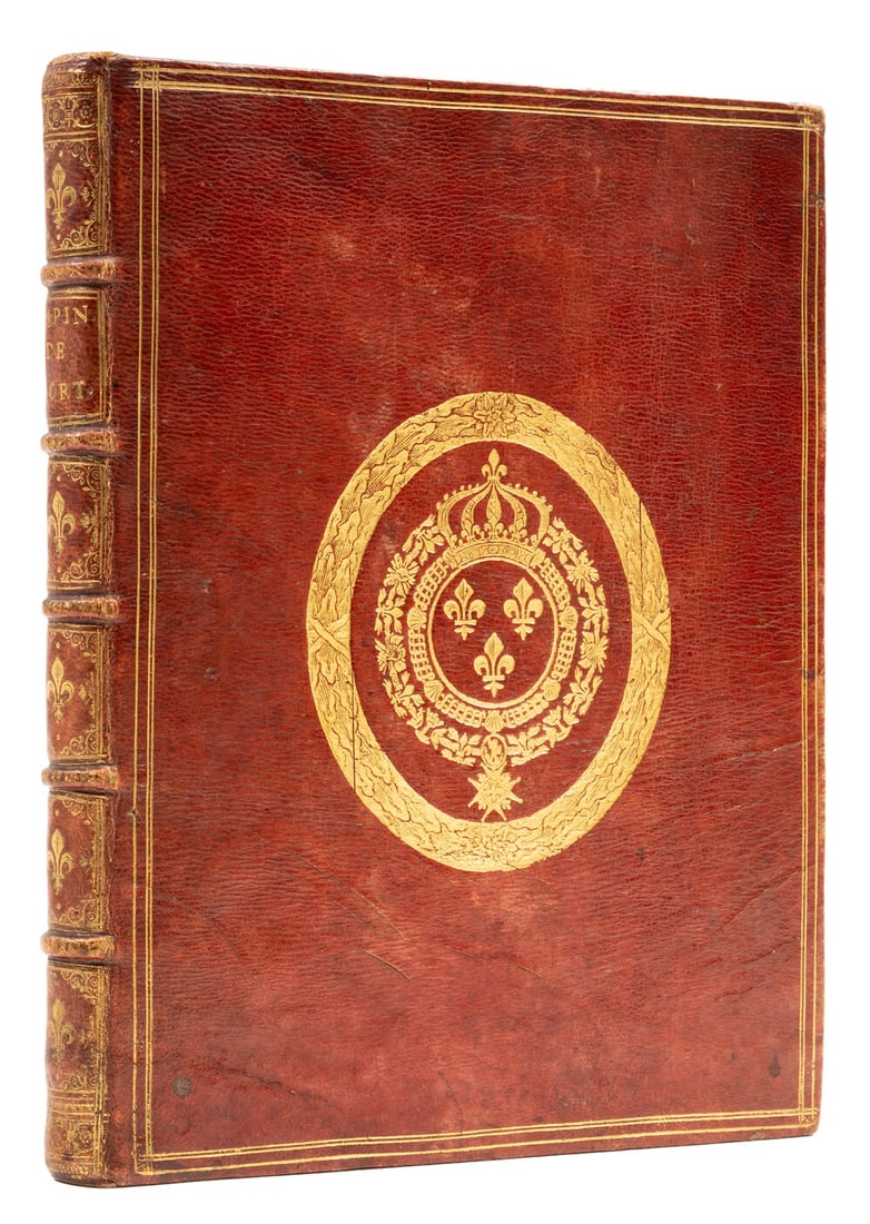 Gardens.- Royal Arms.- Rapin (Rene) Hortorum libri IV cum Disputatione de Cultura Hortensi, first (1 of 1)