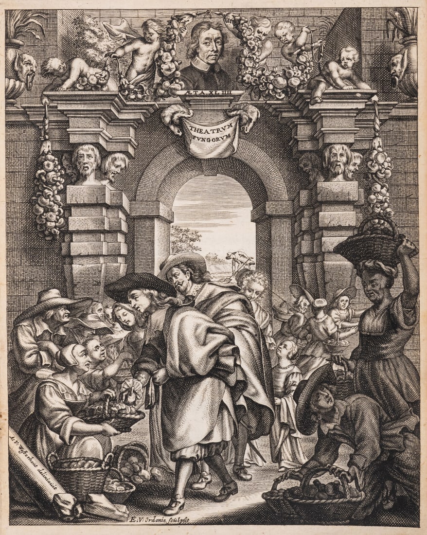 Fungi.- Sterbeeck (Franciscus van) Theatrum Fungorum oft Het Tooneel der Campernoelien, first (1 of 2)