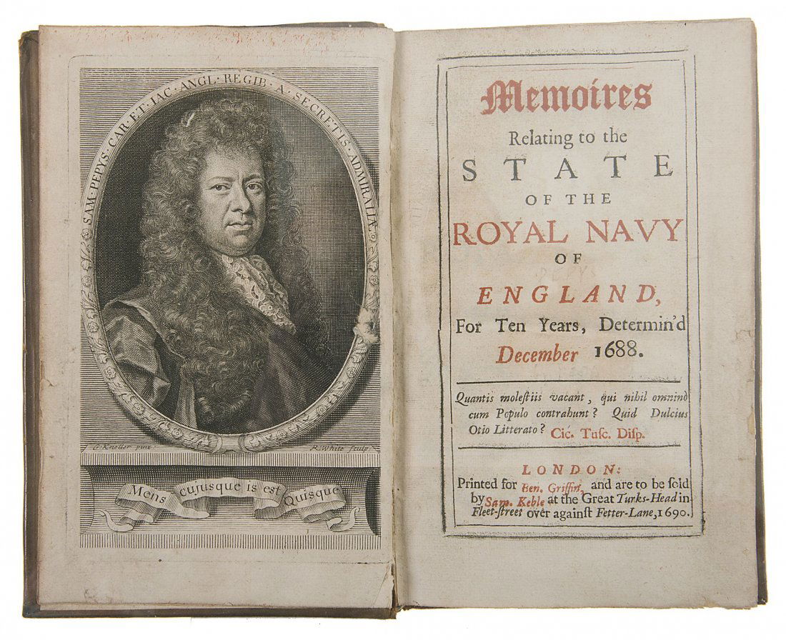 [Pepys (Samuel)] Memoires Relating to the State of the (1 of 1)