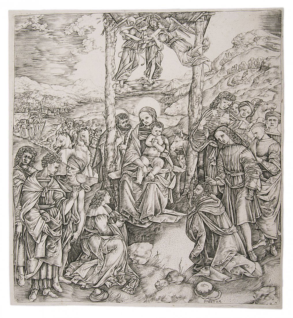 Robetta (Cristofano), Adoration of the Magi (After (1 of 1)