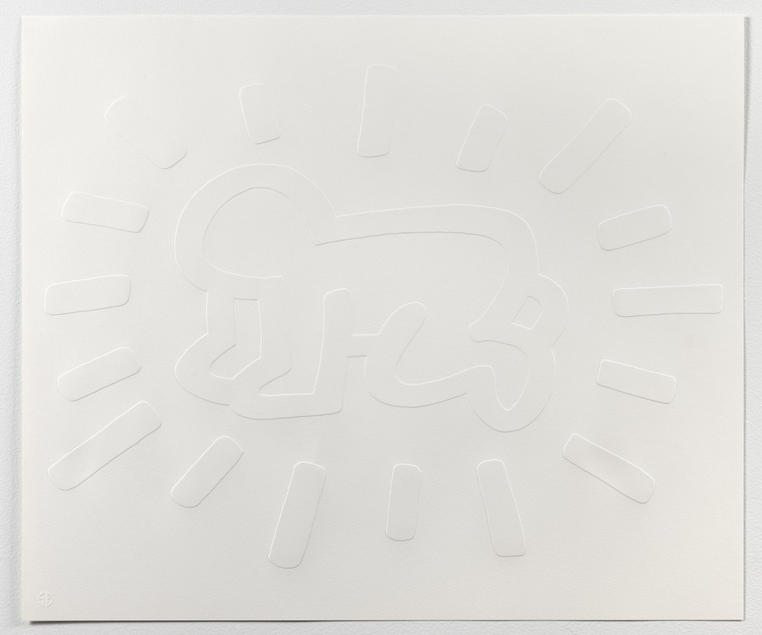 Keith Haring (1958-1990) Untitled (from White Icons) (1 of 1)