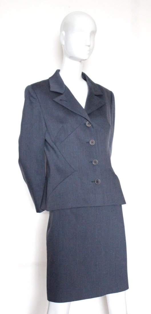 Alexander McQueen for Givenchy Gray Suit, F/W 1999 (1 of 5)