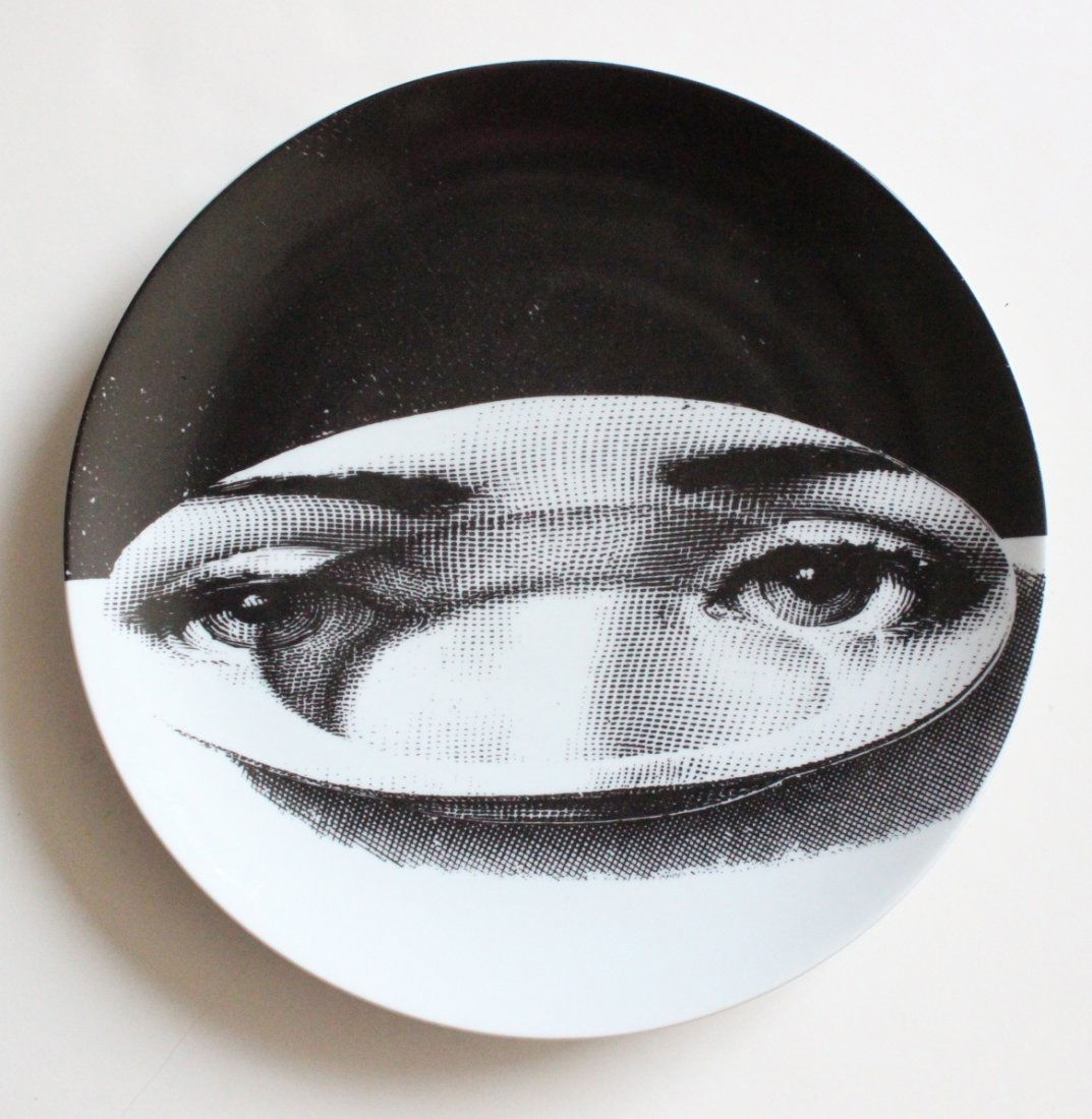 Fornasetti Tema E Variazioni #118 Plate, c.1950's (1 of 3)