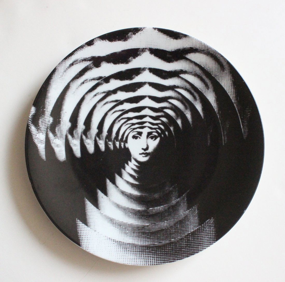 Fornasetti Tema E Variazioni #172 Plate, c.1950's (1 of 3)
