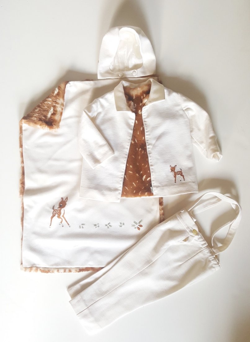 Rare Pierre Cardin Couture Baby Outfit ,ca. 1960's (1 of 6)