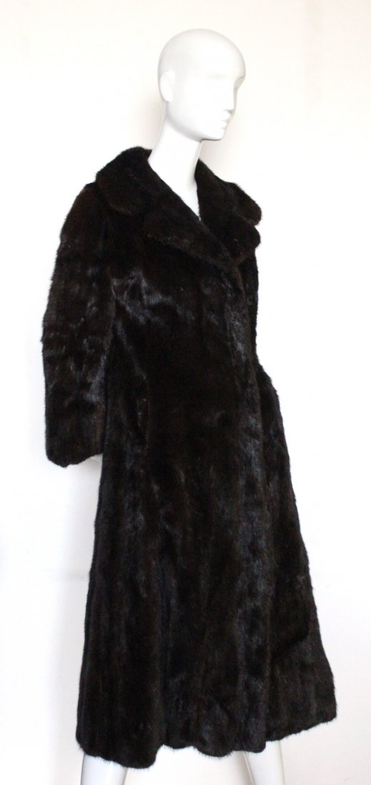 Pierre Cardin Paris New York Brown Mink Fur Coat, (1 of 4)