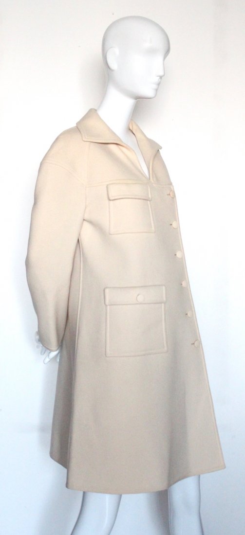 Courreges Future Couture Wool Coat, ca. early 1970's (1 of 5)
