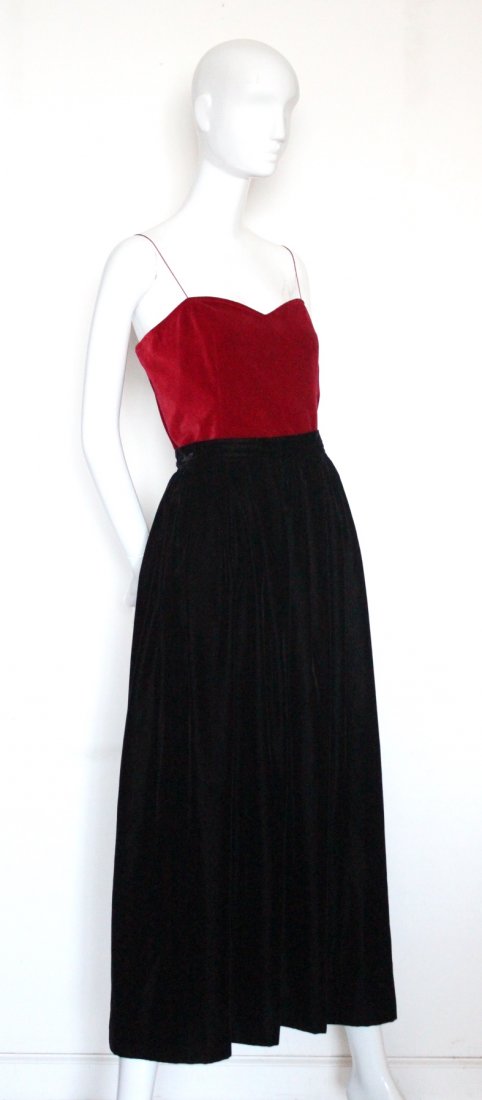 Saint Laurent Rive Gauche Velvet Ensemble, ca. 1970's (1 of 5)