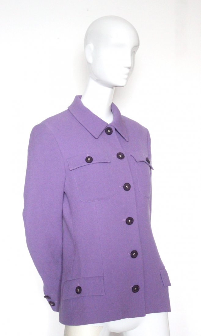 Istante by Gianni Versace Purple Wool Jacket, F/W 1996 (1 of 5)