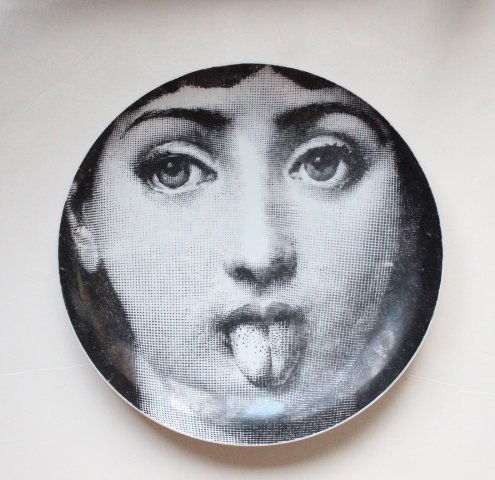 Fornasetti Tema E Variazioni #82 Plate, c.1950s-60s (1 of 2)