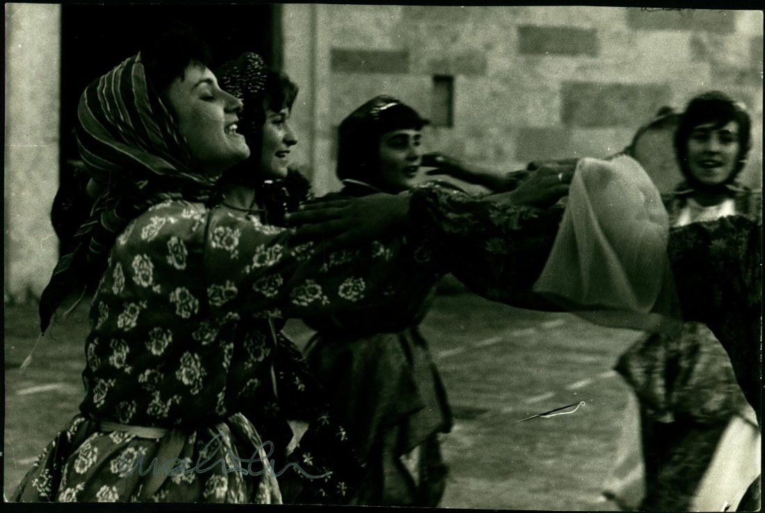 Ara Guler (b.1928) "Turkish Folkloric Dancers",ca.1960s (1 of 2)