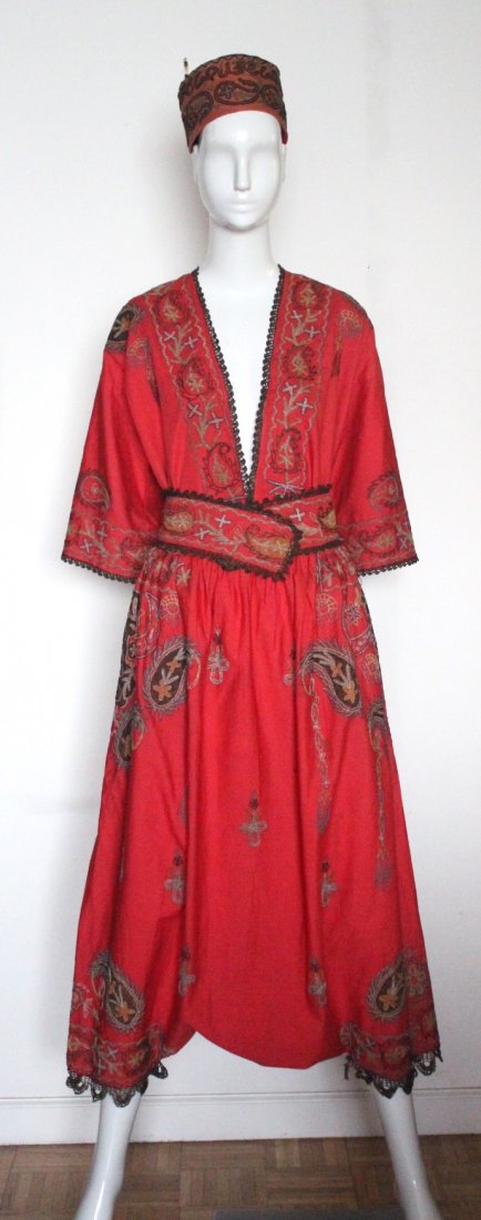 Ottoman Turkish Embroidered Outfit, ca. 1917 (1 of 5)