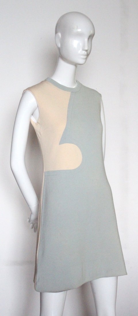 Pierre Cardin Wool Jersey Dress, ca. late 1960's (1 of 5)