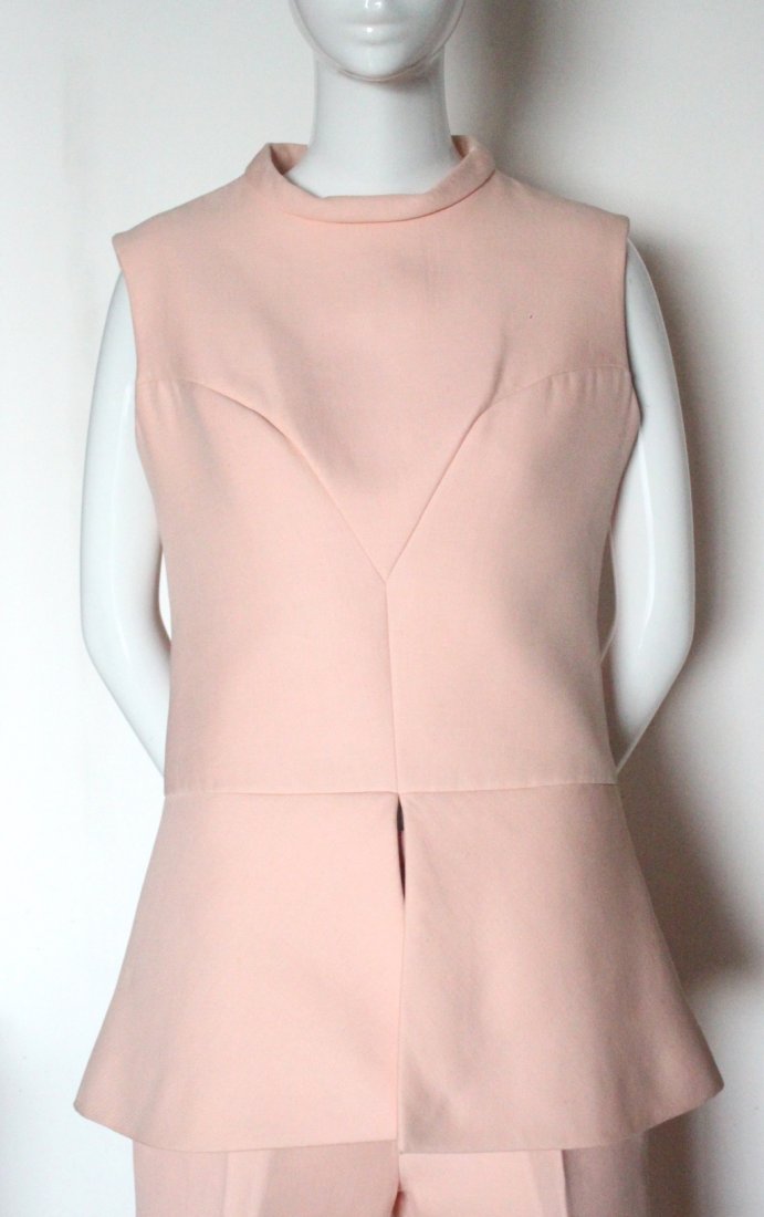 Givenchy Haute Couture Pink Pant Suit, ca. 1969 (1 of 5)