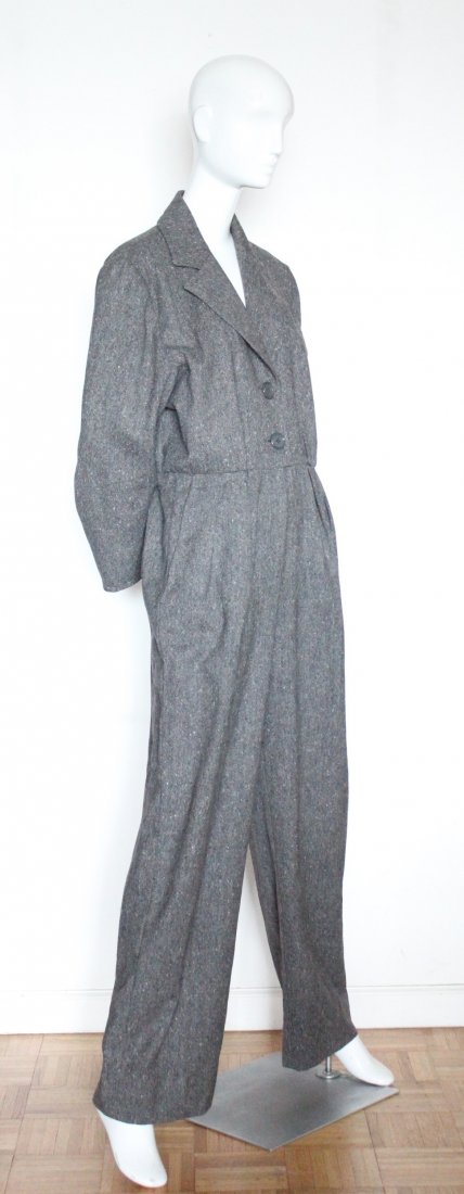 Yves Saint Laurent Wool Tweed Jumpsuit, F/W 1985 (1 of 4)