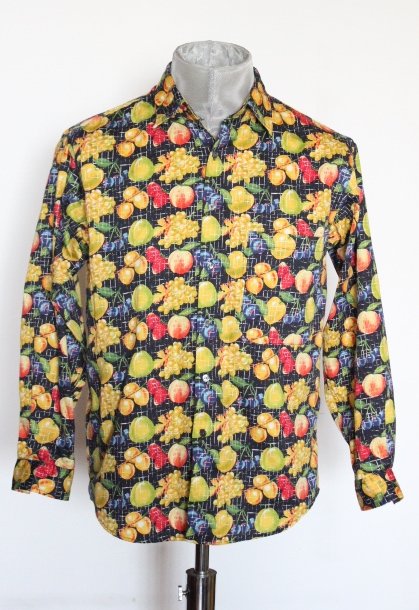 Paul Smith Fruit Print Men's Shirt, ca. 1990's (1 of 3)