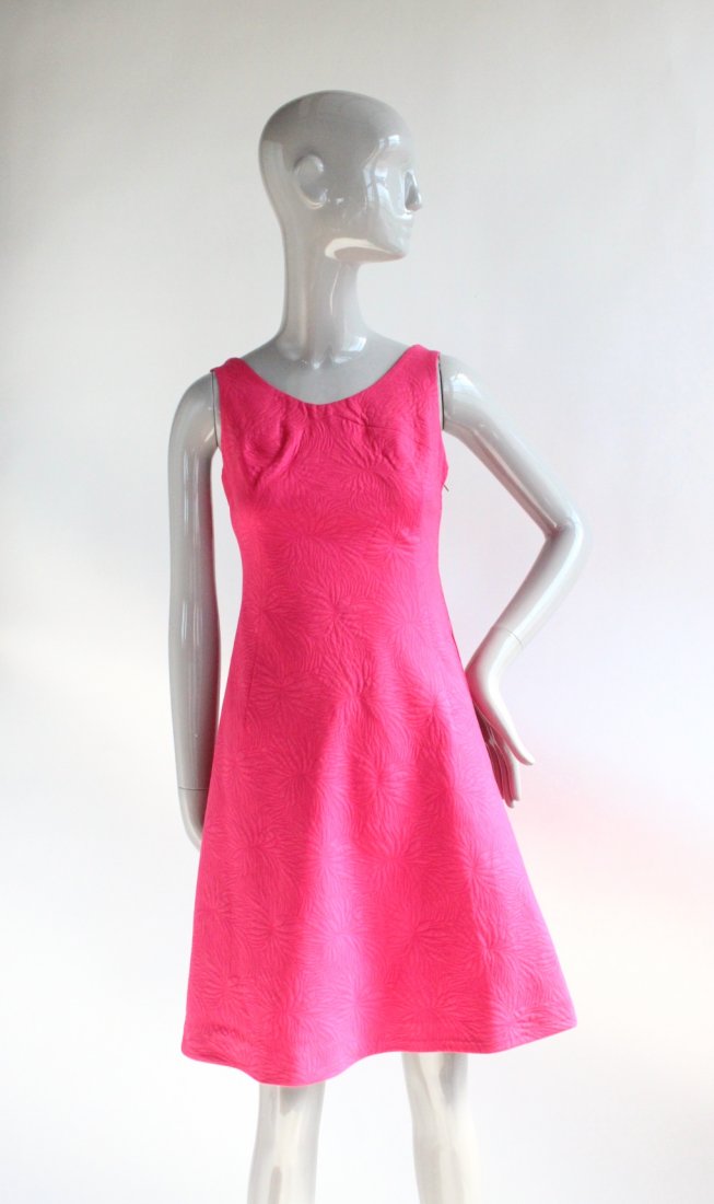 Carven Paris Demi Couture Pink Dress, ca. 1960's (1 of 3)